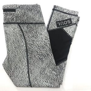 🍋 Lululemon SOUL CYCLE Speckled Mesh Panel Crop